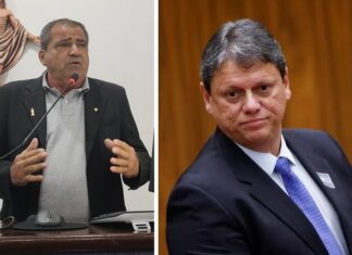 Wartão protocola Título de Cidadão Votuporanguense à Tarcísio de Freitas