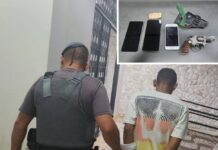 Dupla é presa após disparos de arma de fogo e ameaças em Pontes Gestal