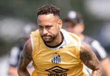 Santos treina com Neymar e sem Gabigol para enfrentar o Remo