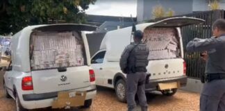 Polícia apreende cigarros contrabandeados em rodovia de Araçatuba