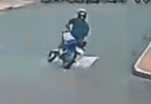 Adolescente tenta empinar moto e acaba atingido por viatura da Polícia Ambiental