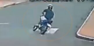 Adolescente tenta empinar moto e acaba atingido por viatura da Polícia Ambiental