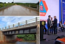 Jorge Seba participa de ato com Tarcísio e descerra placa inaugural da Ponte sobre o Córrego Piedade