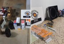Polícia apreende remédios para emagrecer e anabolizantes escondidos em fogão e skate elétricos