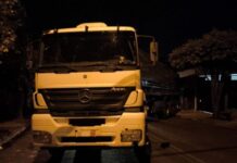 Motorista fica em estado grave após ser arrastado pelo próprio caminhão em Birigui