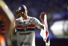 Luciano e Sabino são preservados de treino do São Paulo; Calleri inicia protocolo de concussão em casa