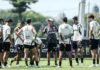 Elenco do Santos se reapresenta, e Cuca tem papo com os jogadores