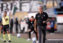 Cuca critica desempenho do Santos no Equador: “Perdemos um jogo que era impossível de perder”