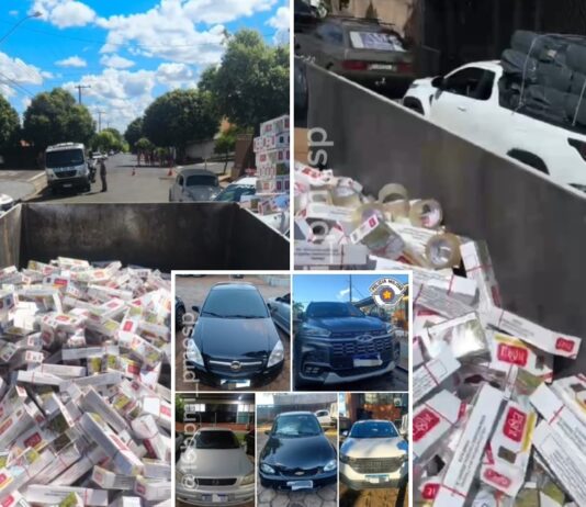 Polícia Militar desarticula esquema milionário de contrabando de cigarros em Votuporanga