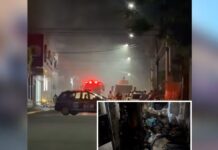 Incêndio destrói estoque de loja de roupas em Santa Fé do Sul