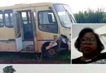 Mulher morre após acidente entre carro e ônibus em rodovia de Riolândia