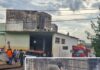Drone flagra corpo em decomposição em laje de prédio abandonado