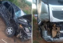 Colisão entre carro e caminhão deixa dois mortos em vicinal de Penápolis