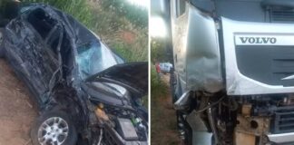 Colisão entre carro e caminhão deixa dois mortos em vicinal de Penápolis