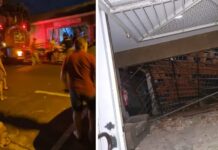 Telhado desaba em asilo de Buritama; suspeita é de sobrepeso de placas solares