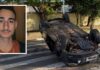 Estudantes saem de bar, capotam o carro e um deles morre em Ilha Solteira