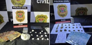 DISE fecha duas bocas de fumo e prende traficantes em Votuporanga