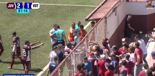 Árbitro relata ‘cusparadas’ da torcida do Juventus no CAV