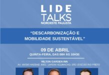 Descarbonização e Mobilidade Sustentável são tema do evento promovido pelo LIDE Noroeste Paulista nesta quinta-feira