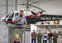 Novo pátio do hangar do Águia 17 reforça operações aéreas da Polícia Militar
