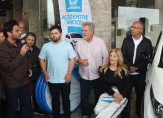 Morador de Nova Luzitânia ganha Fiat Mobi zero km na Ação Entre Amigos em Votuporanga