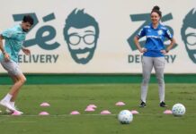 Arthur sofre edema na coxa, Piquerez evolui e Paulinho trabalha no campo