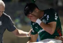 Palmeiras confirma lesões de Ramón Sosa e Felipe Anderson
