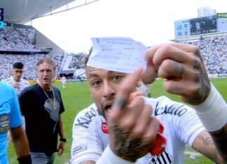 Santos vai ao STJD para anular jogo contra Coritiba por substituição errada de Neymar: “Erro de direito”