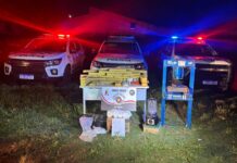Força Tática apreende quase 50 kg de drogas e munições em Cosmorama