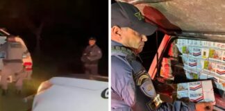 TOR apreende carga de cigarros avaliada em R$ 140 mil em Aparecida d’Oeste
