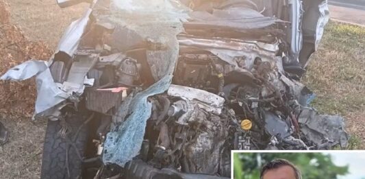 Motorista morre em acidente com caminhonete, carreta e caminhão em rodovia de Pontalinda