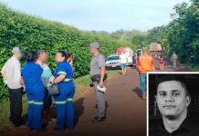 Homem morre e moto é encontrada a 40 metros do corpo entre Populina e Mesópolis