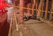 Motociclista perde controle e morre ao bater contra poste em avenida de Araçatuba