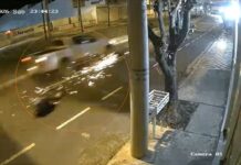 Ciclista fica ferido após ser arrastado por caminhonete em Birigui; motorista fugiu sem prestar socorro
