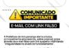 Golpe informando “irregularidade no alvará” volta a ser enviado por falso e-mail da Prefeitura em Votuporanga