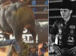 Peão morre pisoteado por touro no Votu International Rodeo