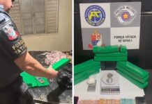 Polícia Militar prende quarteto com 5,5 kg de maconha em Votuporanga