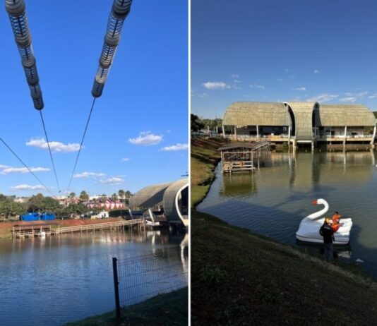 Prefeitura e empresa rompem e paralisam pedalinho e tirolesa no Parque da Cultura