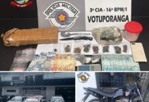 Polícia Militar frustra fuga e prende traficante em Votuporanga