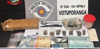 Polícia Militar frustra fuga e prende traficante em Votuporanga