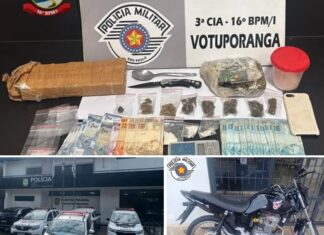 Polícia Militar frustra fuga e prende traficante em Votuporanga