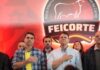 Flávio e Tarcísio acenam para segurança e agro em feira no interior de SP