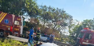 Acidente deixa mulher ferida na Rodovia Euclides da Cunha