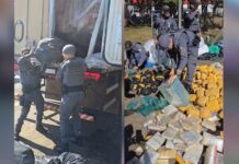 Polícia apreende quase meia tonelada de drogas em carga de carne em caminhão frigorífico em Rio Preto