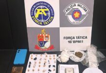 Força Tática prende traficante e apreende drogas em Votuporanga