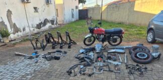 Operação mira furtos de motocicletas e apreende veículo adulterado, drogas e peças no noroeste paulista