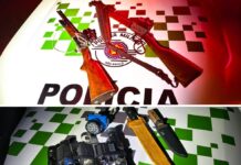 Polícia Ambiental flagra caça ilegal e apreende armas de fogo em Estrela D’Oeste