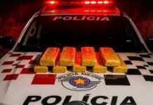 Polícia Militar apreende quase 10 kg de maconha em vicinal de Castilho