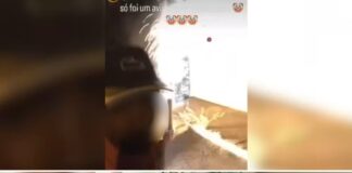 Adolescente lança fogos de artifício contra base da polícia e publica vídeo com frase: ‘Só foi um aviso’