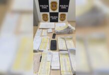 Polícia apreende documentos, celulares e notas promissórias durante operação contra agiotagem